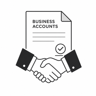 Business accounts icon