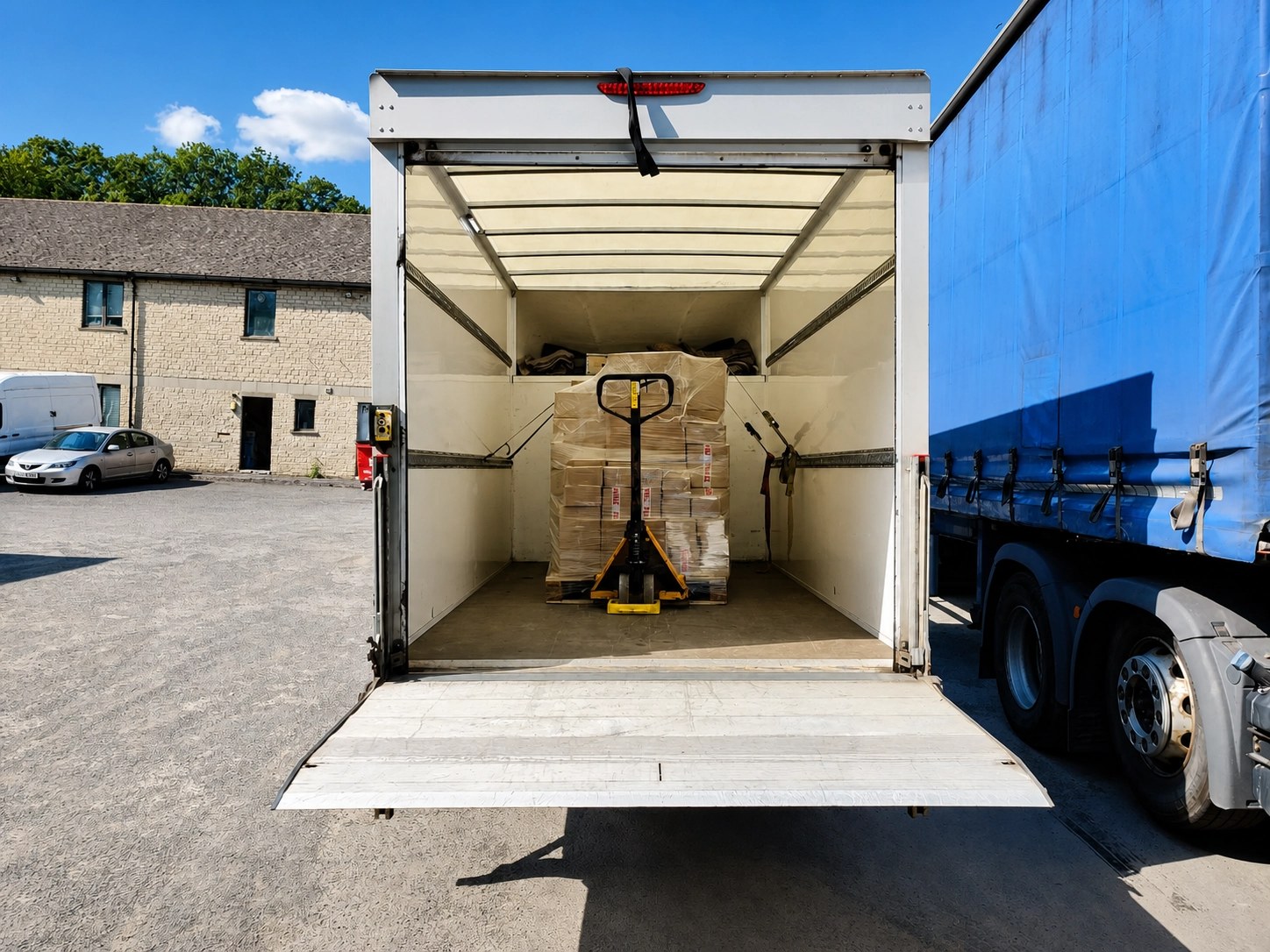 QM Transport professional courier van
